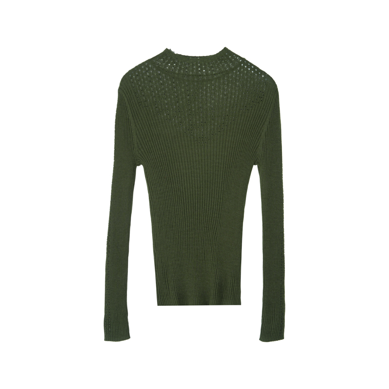 【小熊严选】冬季针织通勤雅气质毛针织衫百搭半高领CW0241234706