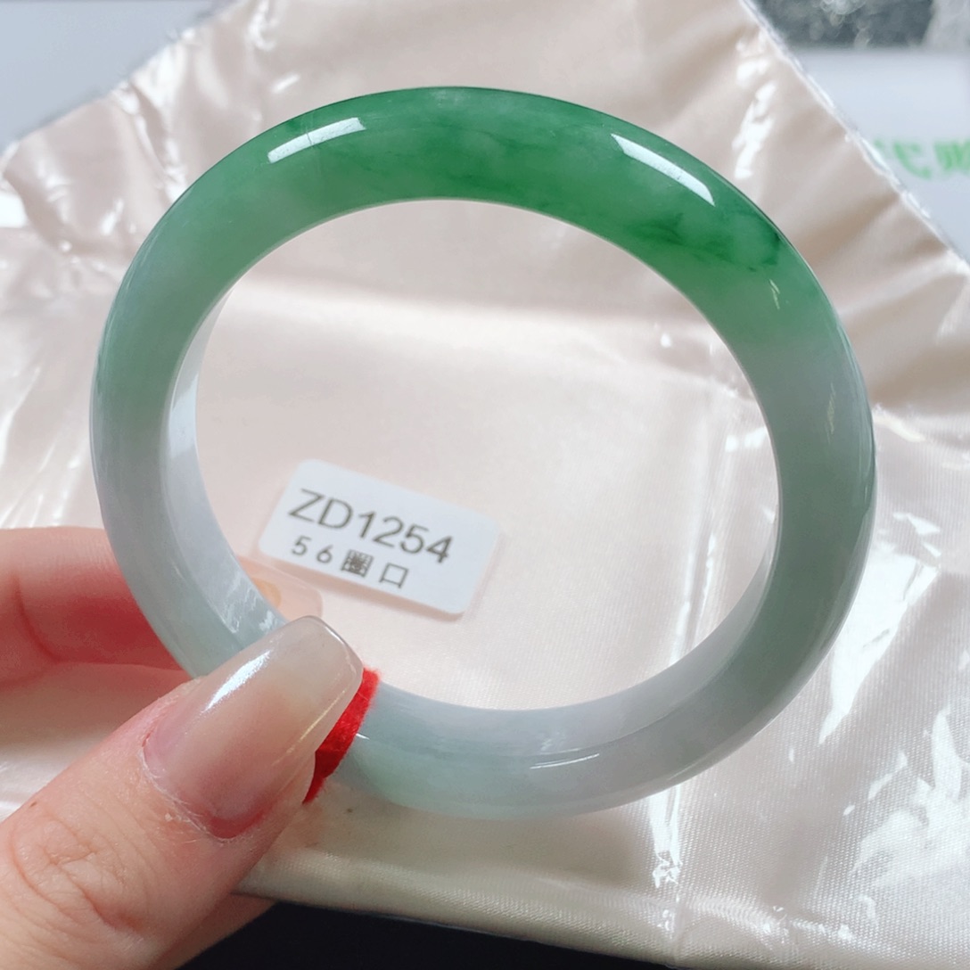 未镶嵌手镯翡翠天然翡翠手镯 zd1254