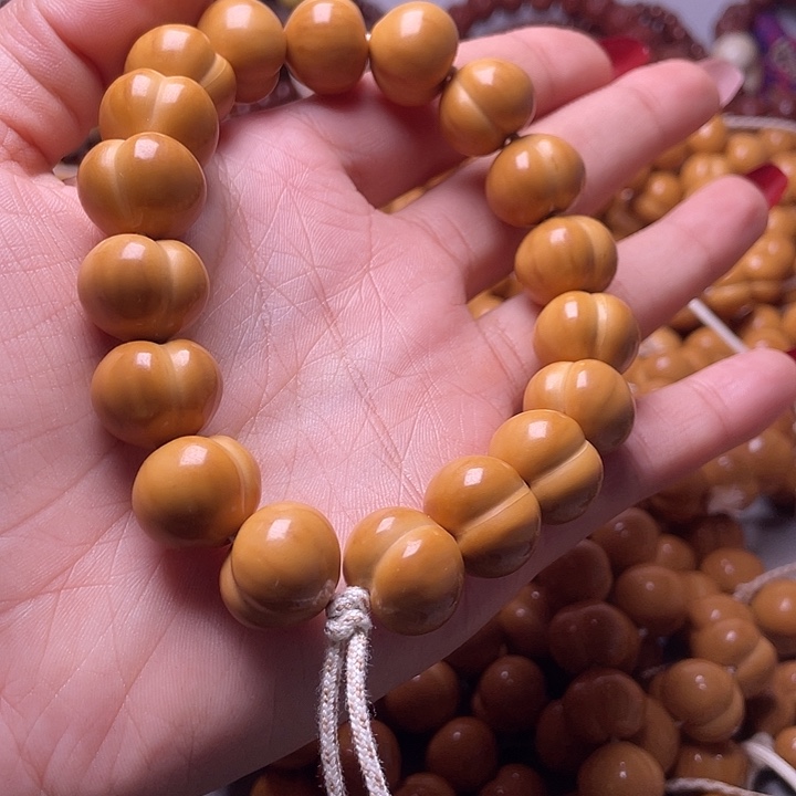 手串猴头核桃16尺寸镜面柯基屁桃手持全品无暇