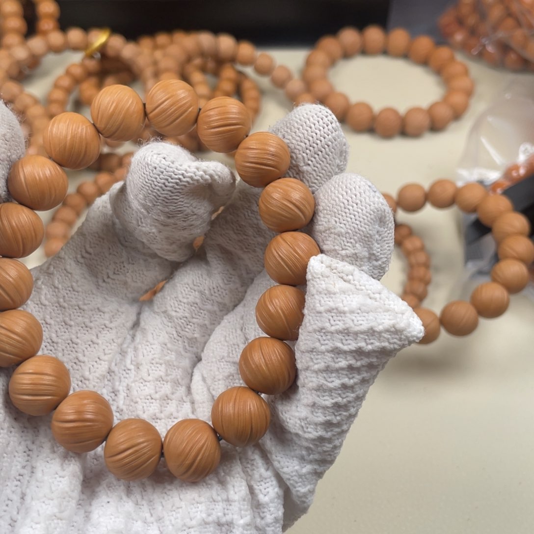 猴头核桃手串泛油微瑕油点龙岩定风珠