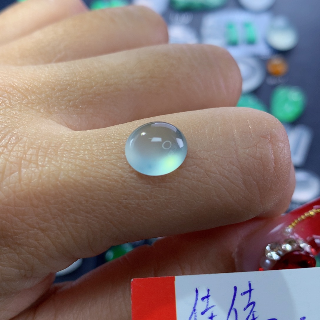 翡翠颈饰未镶嵌纯天然缅甸翡翠A货