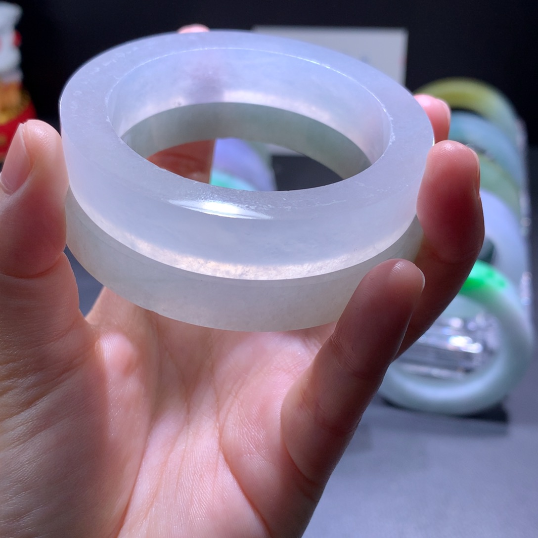 未镶嵌手镯定制翡翠苑***子