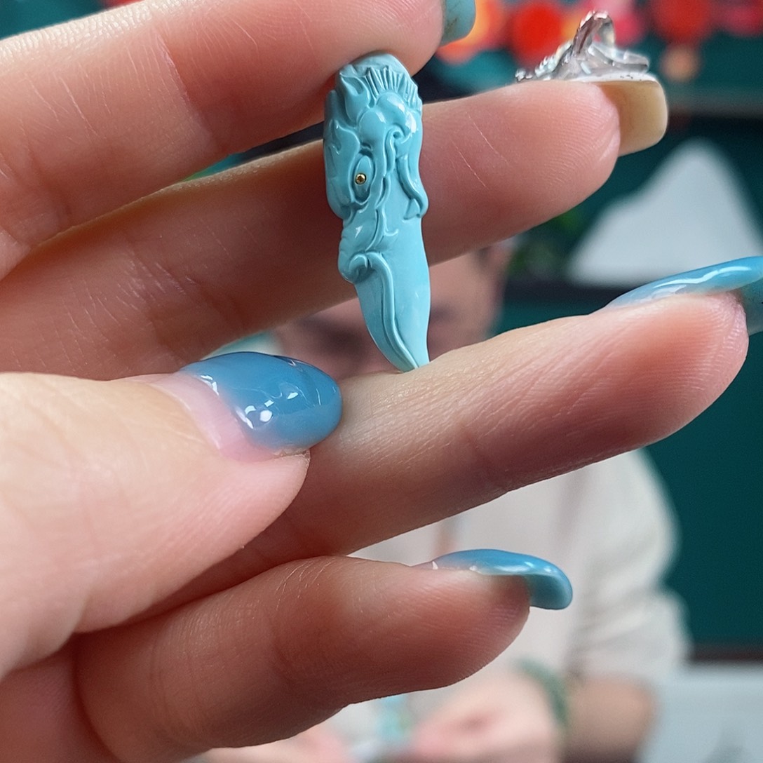 绿松石珠宝奇石未镶嵌