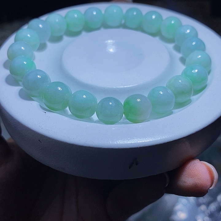 未镶嵌手串翡翠天然缅甸A货翡翠9.3