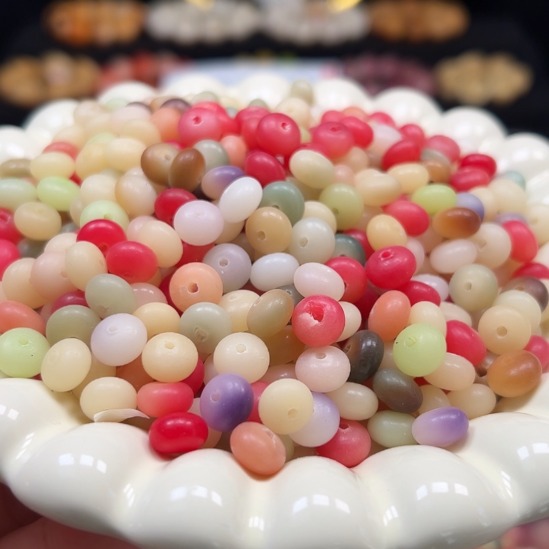 手串菩提根/象牙果瑕疵卡9多宝算盘500颗