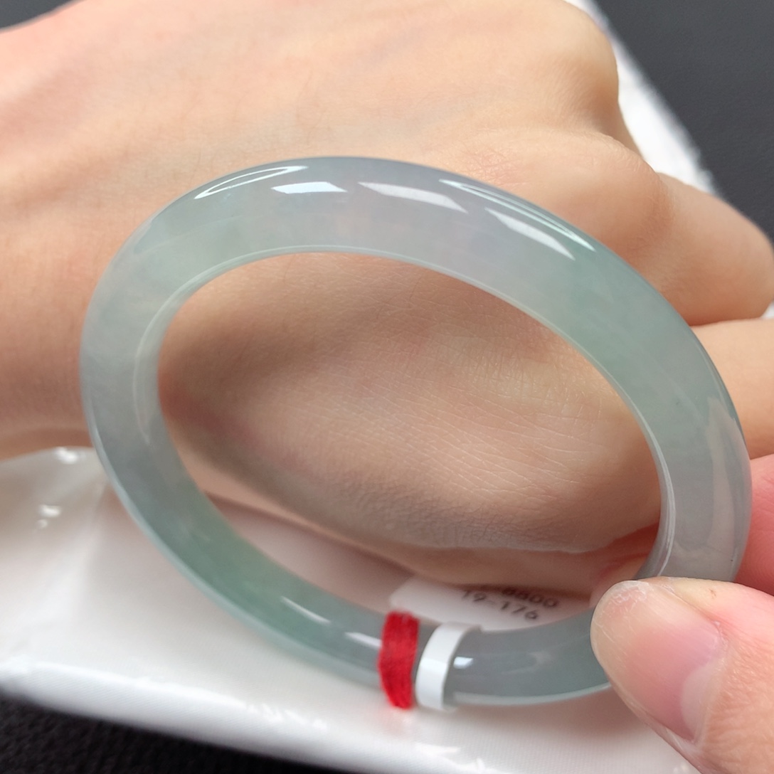 【闪购商品】翡翠手镯未镶嵌41号圆条19176-51