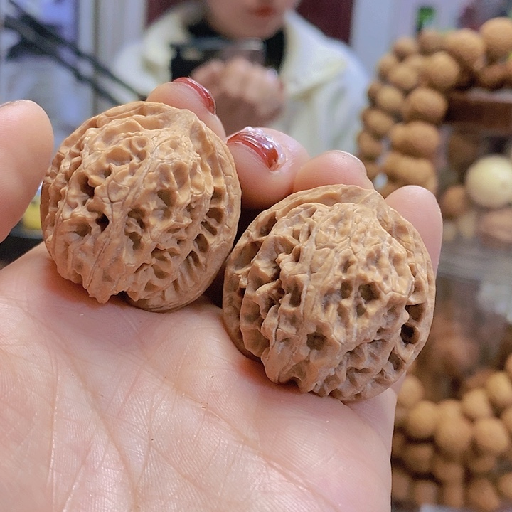 【闪购商品】文玩核桃把件35苹果