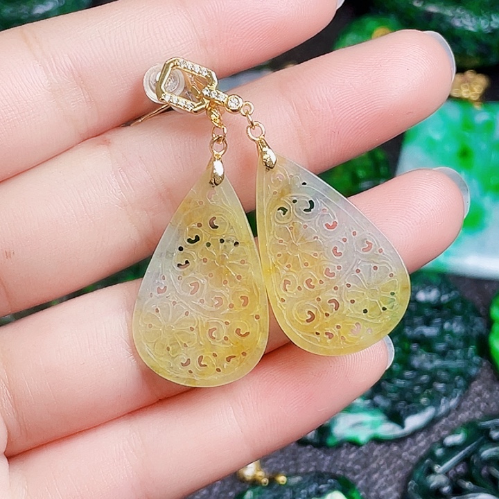 翡翠银S925镶嵌颈饰多样性