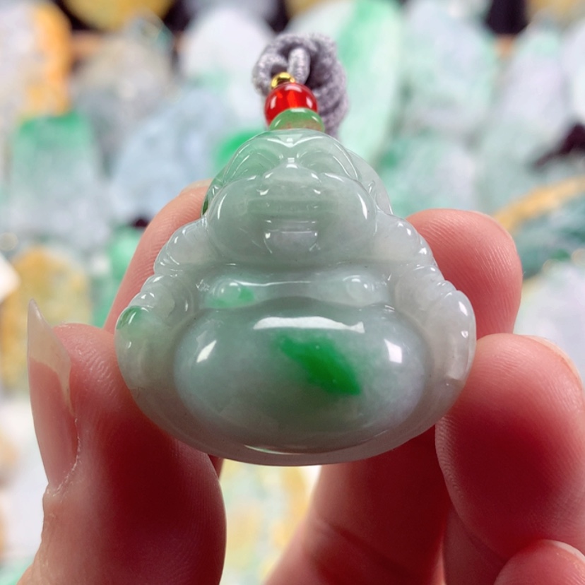 【闪购商品】翡翠吊坠(不含链)未镶嵌花*