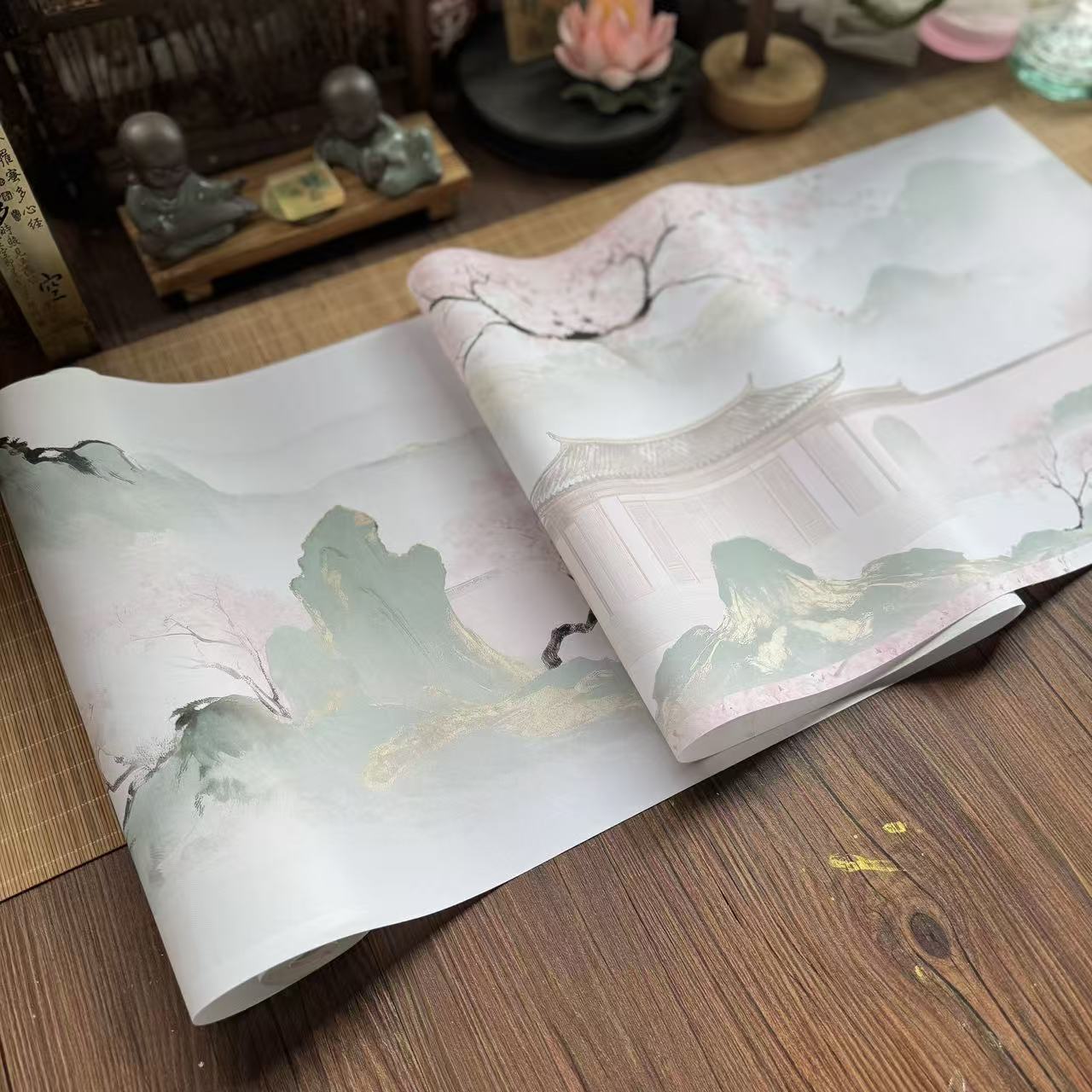 【绢布】古风【绢布桃花坞长卷】小楷行草书五体皆宜宣纸