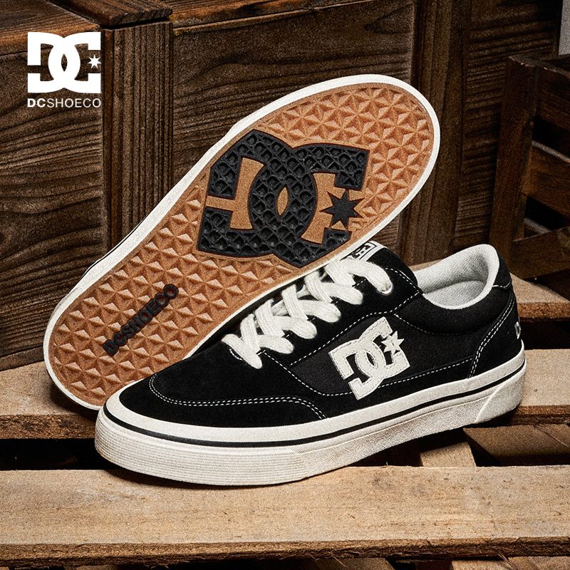 DCSHOES CANVAS CAS 冬季透气板鞋经典情侣款帆布鞋休闲百搭男鞋