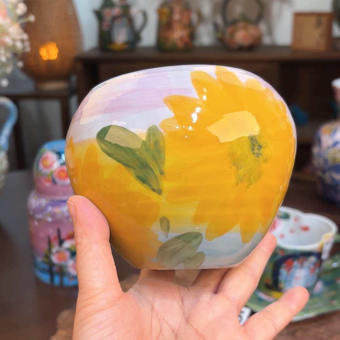 景德镇手绘高温釉下彩陶瓷茶具