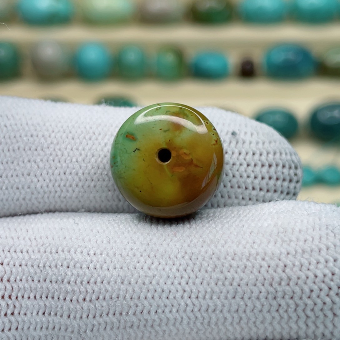 未镶嵌绿松石珠宝奇石雷*