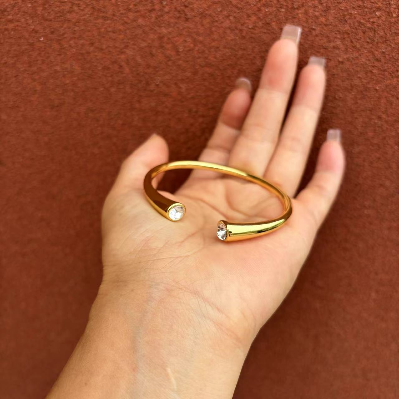 833-亮面镶嵌手镯