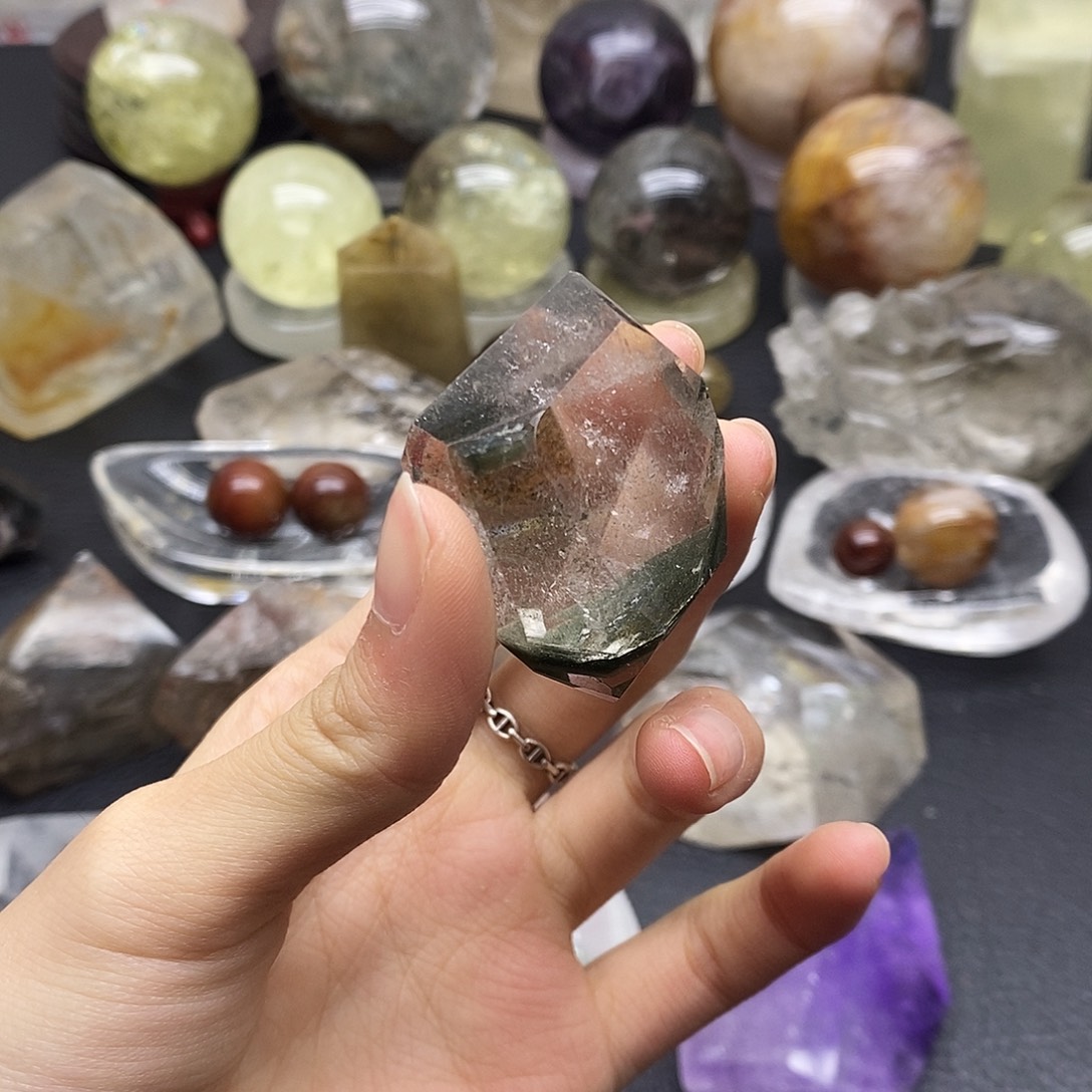 未镶嵌水晶珠宝半成品63水晶石