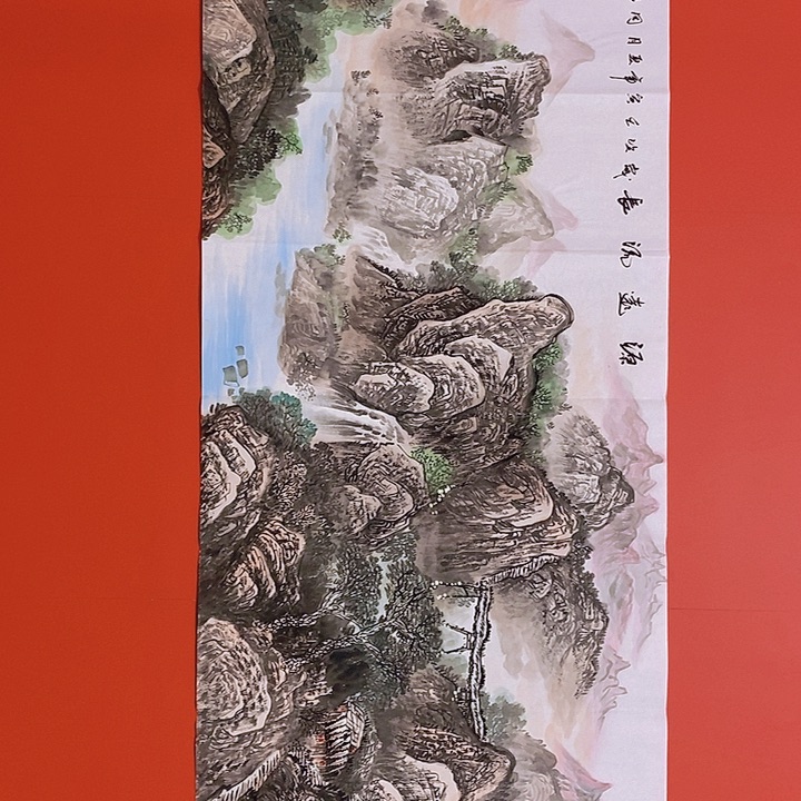 国画山水花鸟字画书画国画