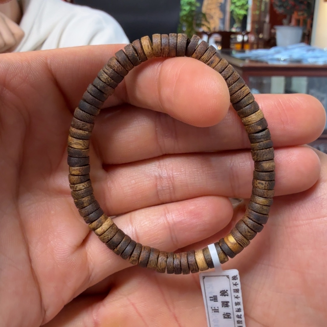 手串沉香高等级 99沉水浮 卡6直切 叠戴神器