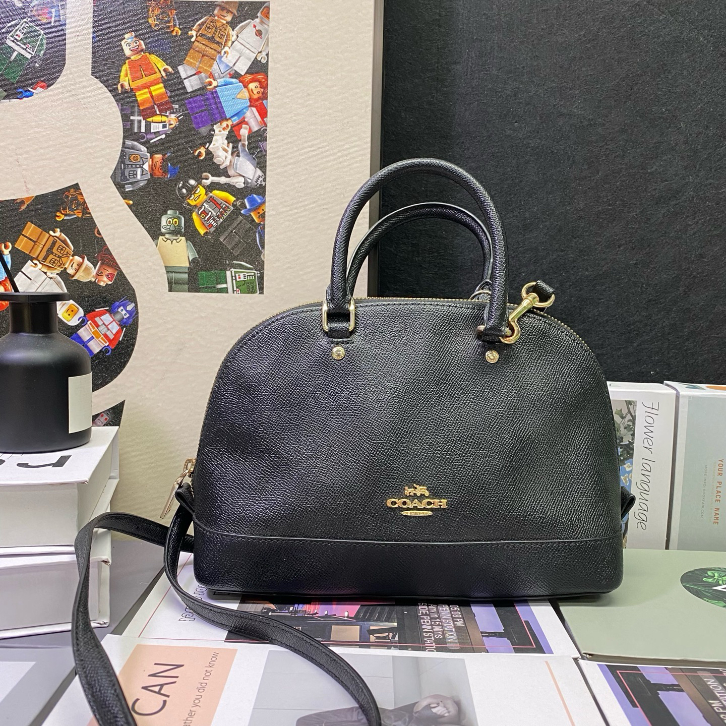 95新 COACH/蔻驰 22897斜挎包25*18