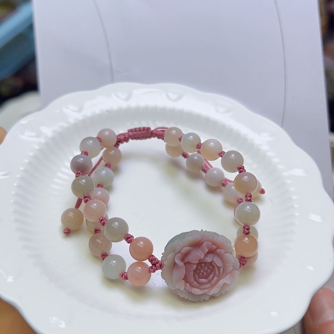 玛瑙/玉髓未镶嵌定制手串