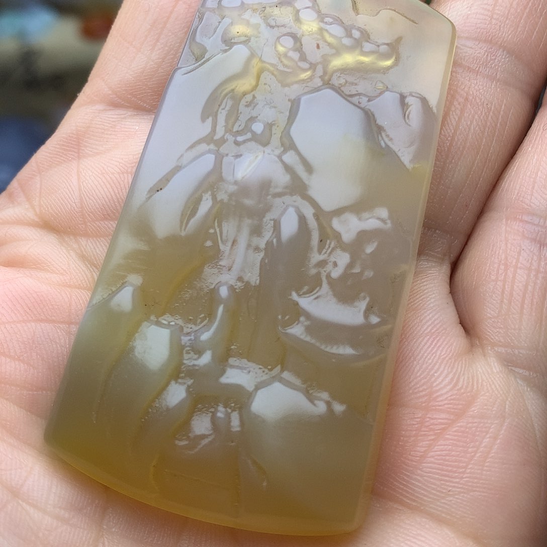 玛瑙/玉髓珠宝奇石未镶嵌挂