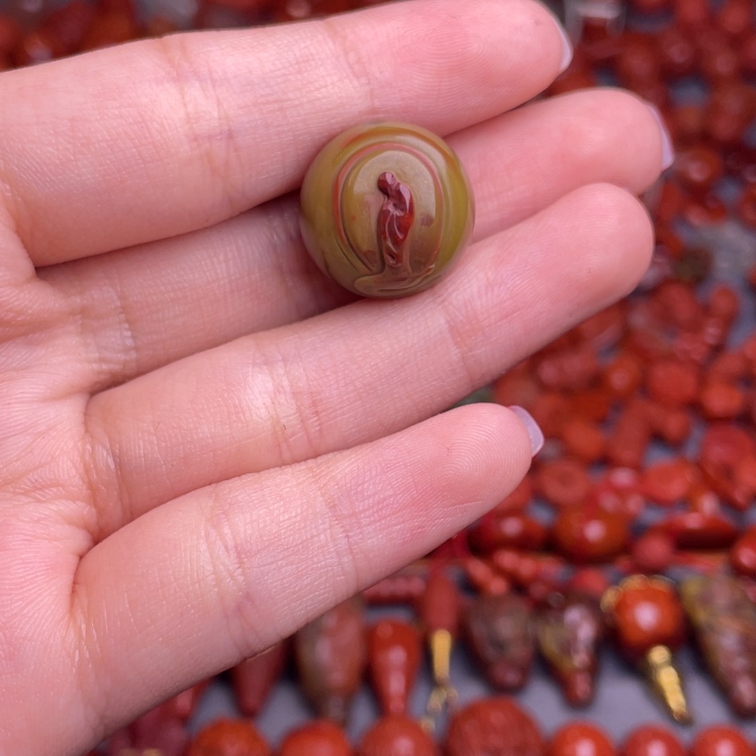 南红玛瑙配饰17未镶嵌陕****馍