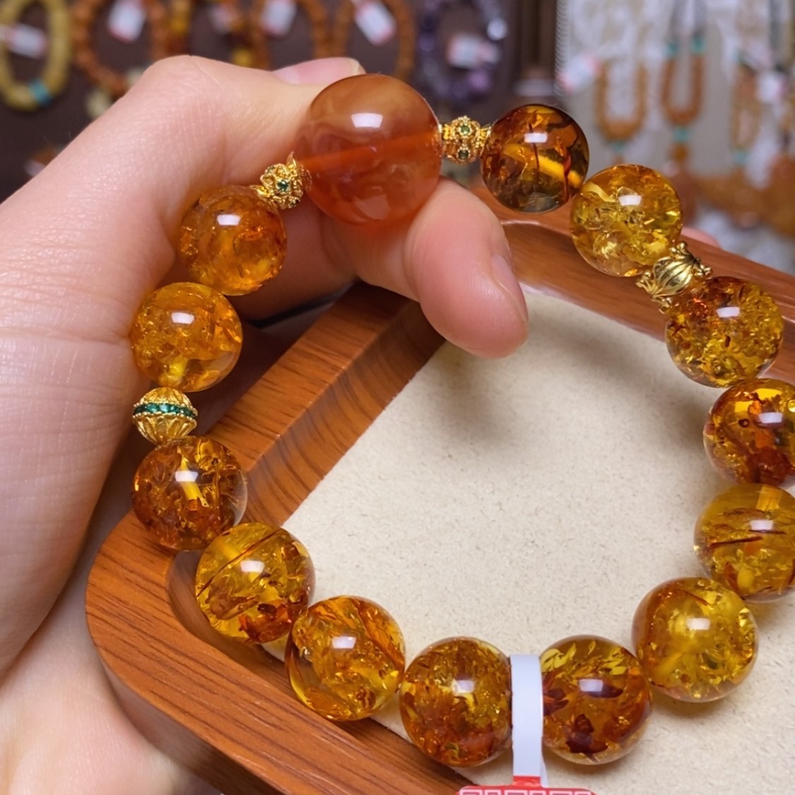 【闪购商品】手链蜜蜡未镶嵌手串