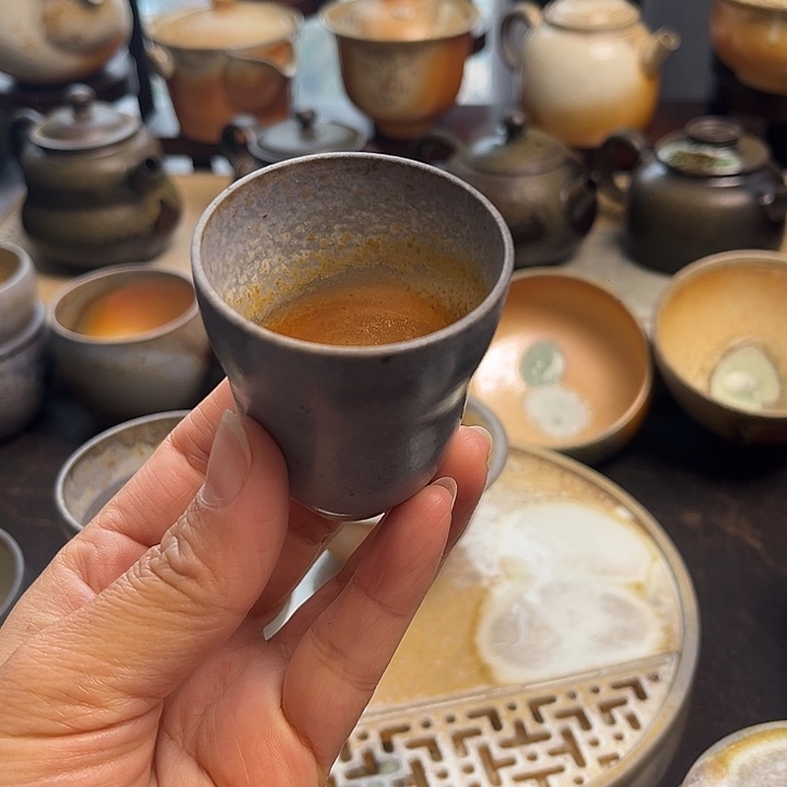 杨****茶盏柴烧茶具柴烧茶具