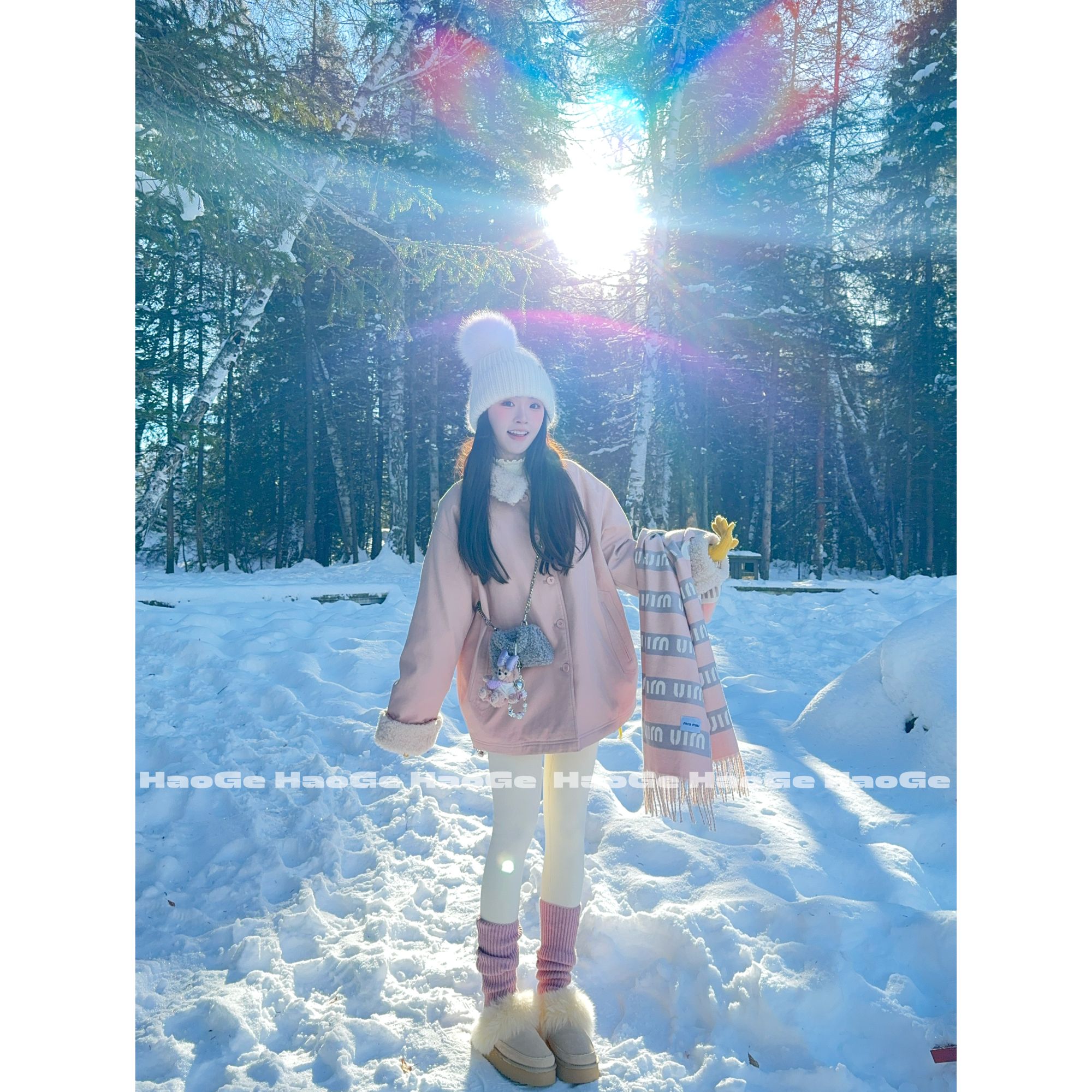 【婉儿】●乖乖女HGQ5YRF5348A羽绒服预宽松保暖冬季休闲百搭设计