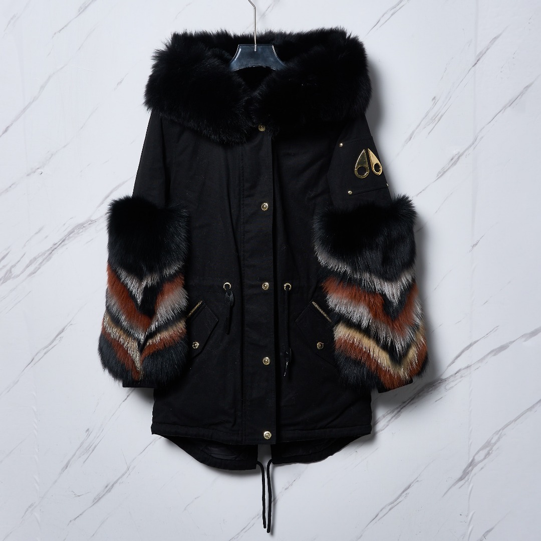 剪刀女士金标派克大衣MUGU00156