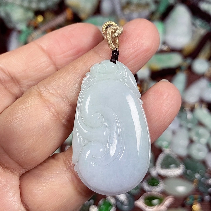 翡翠未镶嵌颈饰天然A货翡翠玉配证书