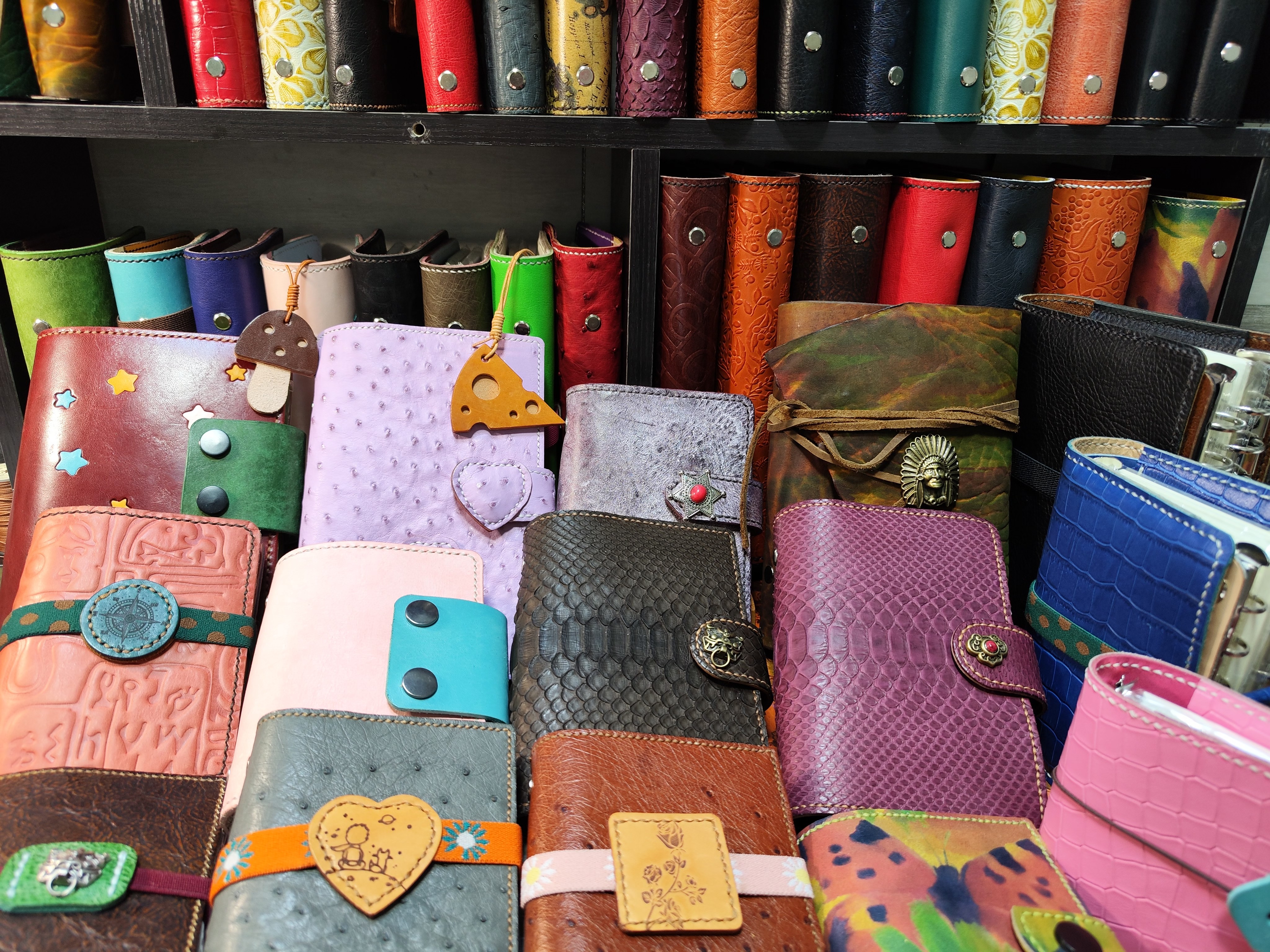 复古风 牛皮 稀有皮 手工手账本  笔记本 日记本 规格A5 A6 A7 A8