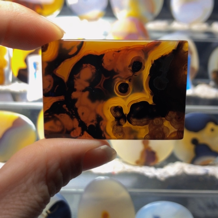 合金玛瑙/玉髓珠宝奇石113