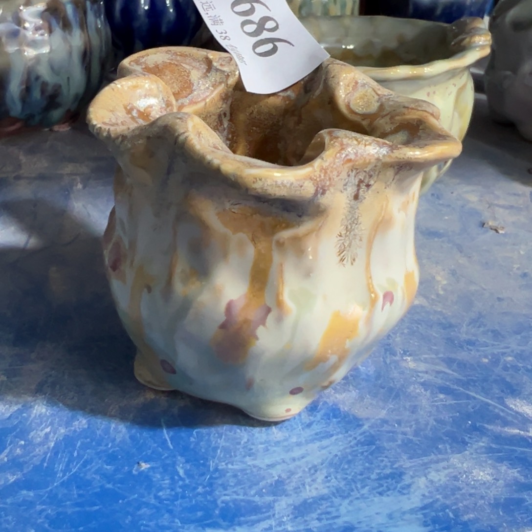 红陶景德镇手工花盆