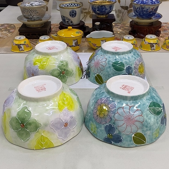 摆件口径15.5面碗瓷器