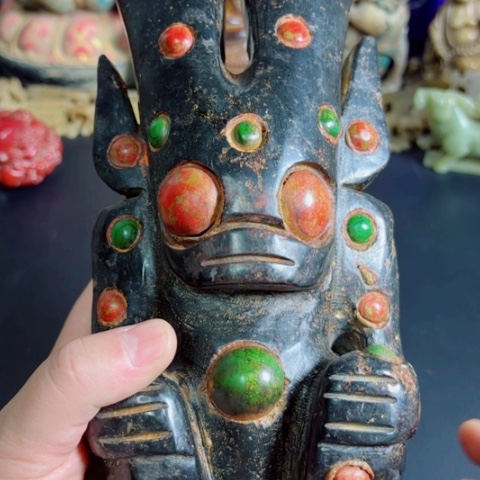 紫金钵盂菩提把件