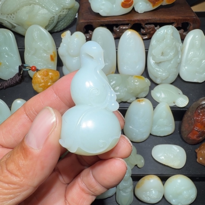 颈饰未镶嵌和田玉幸***边