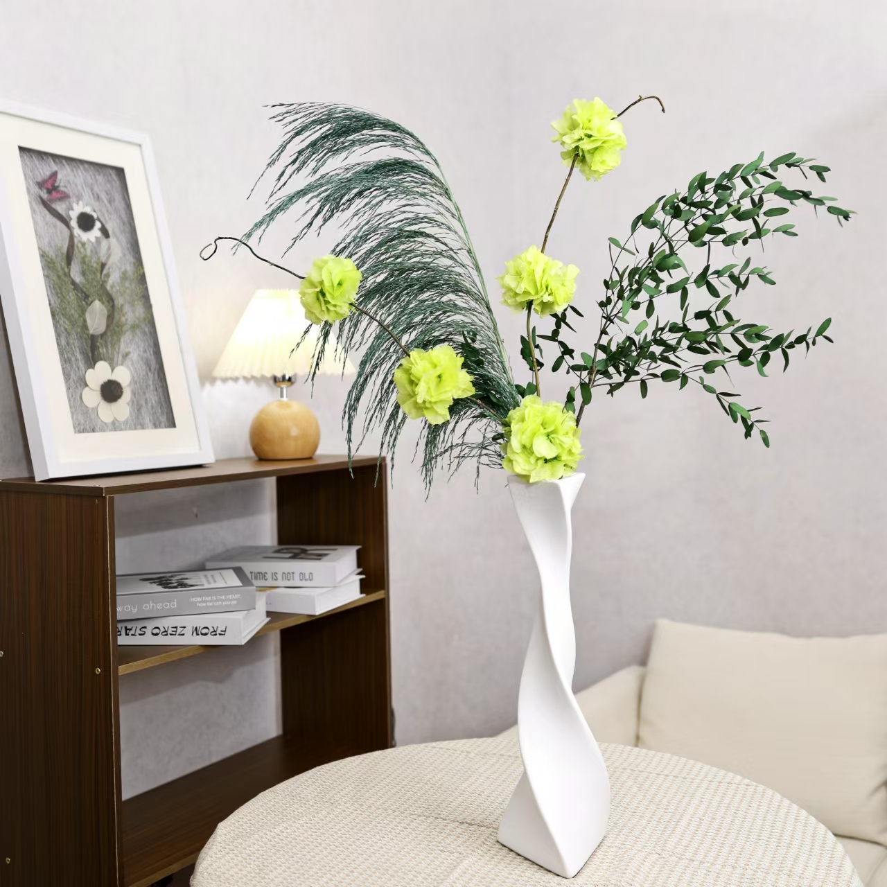 【绿精灵】小众高级家居插花永生花花束套装