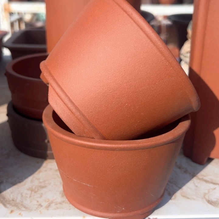 红陶阻塞碗盆口12