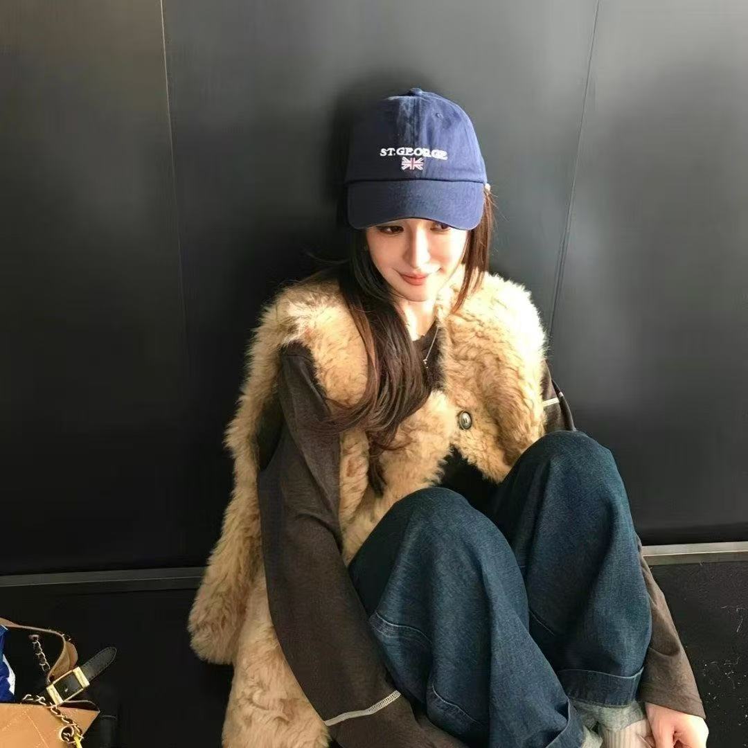 人造皮草 复古欧尼马甲仿皮草外套女环保皮草坎肩托斯卡纳上衣