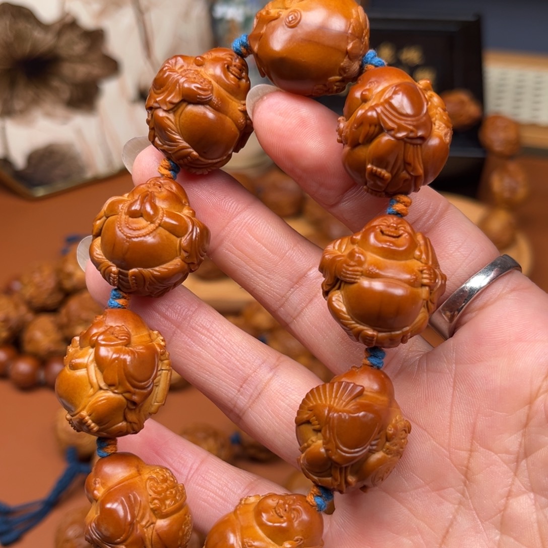 吴***恼手串/手链橄榄核八宝米勒