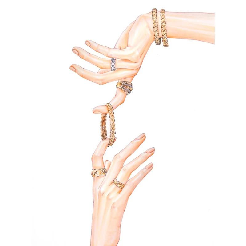 #秋秋专享#001 B钻戒轻奢百搭指环