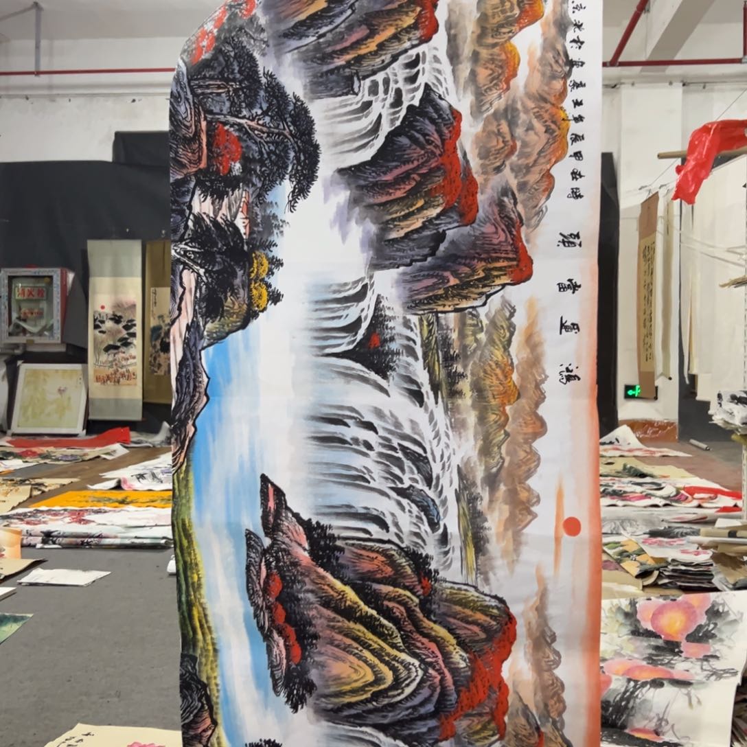 国画国画作品画心一张