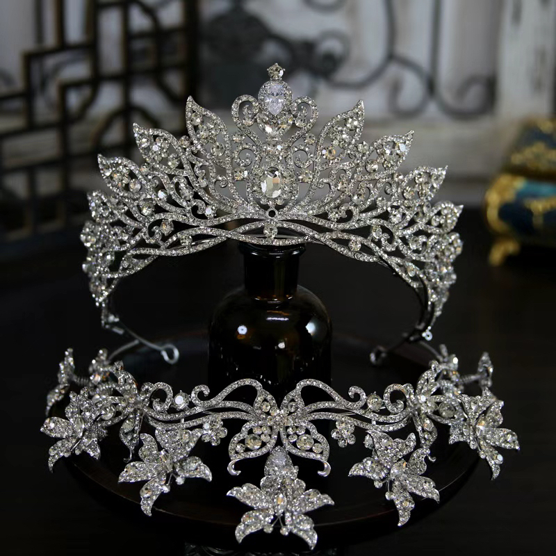 好柿｜A055小众可拆卸一款多戴新娘主纱礼服皇冠