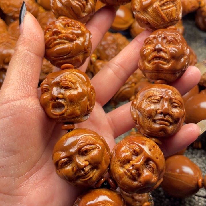 橄榄核吊坠魑**魉橄榄核