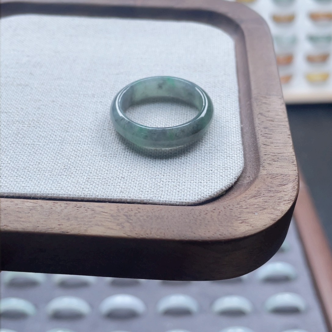 翡翠戒指未镶嵌6 号 25 港码 20.7 内径