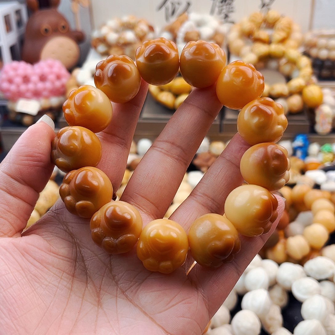 菩提根/象牙果手串艺*艺心