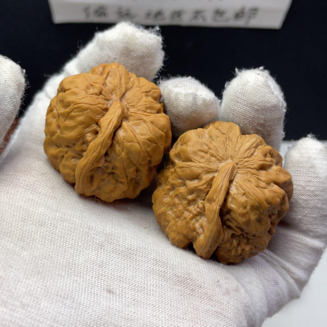 文玩核桃把件39蛤蟆头一帆风顺有修已打底