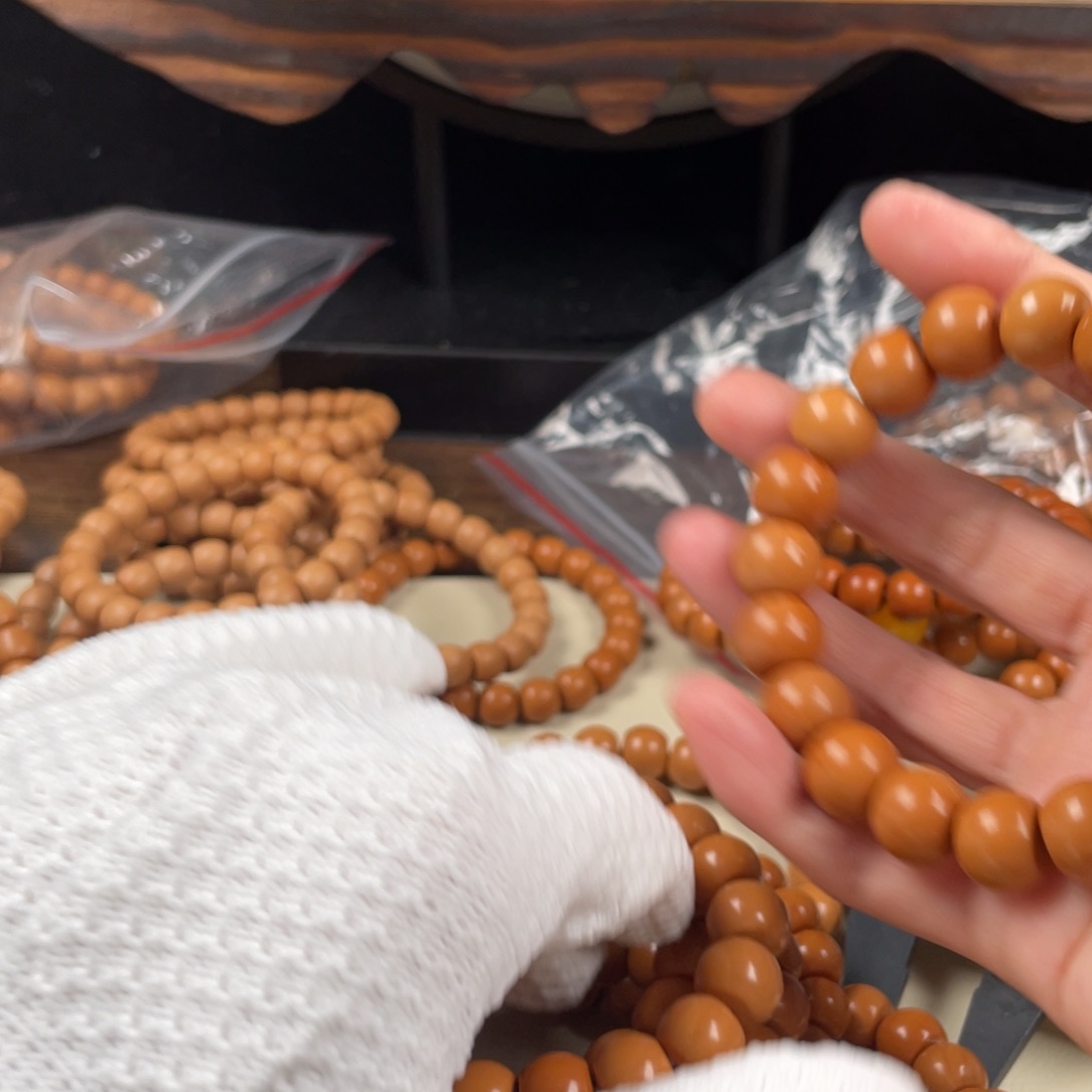 猴头核桃手串全品龙岩直切自然走色