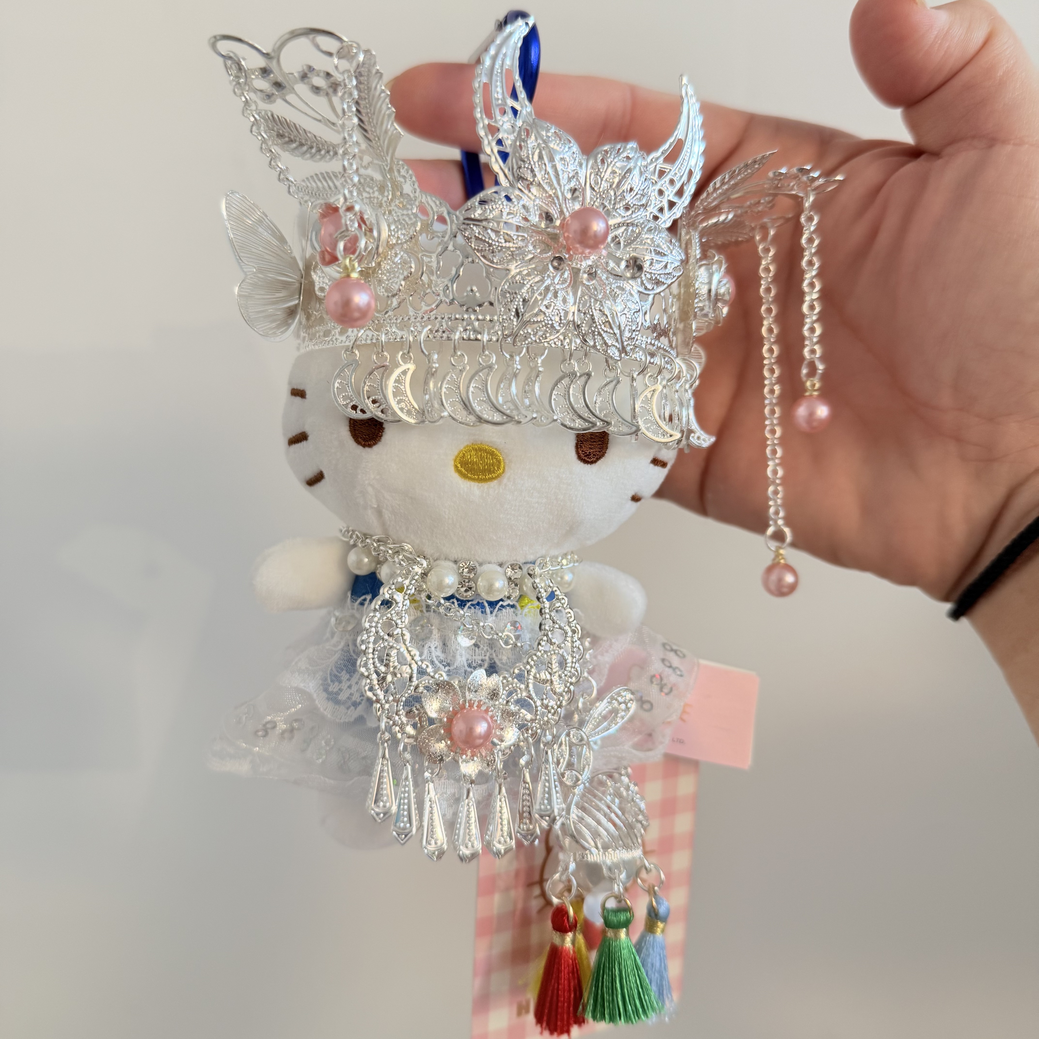 【苗疆KT】正版Hello Kitty包包挂件2025新款手工车挂钥匙
