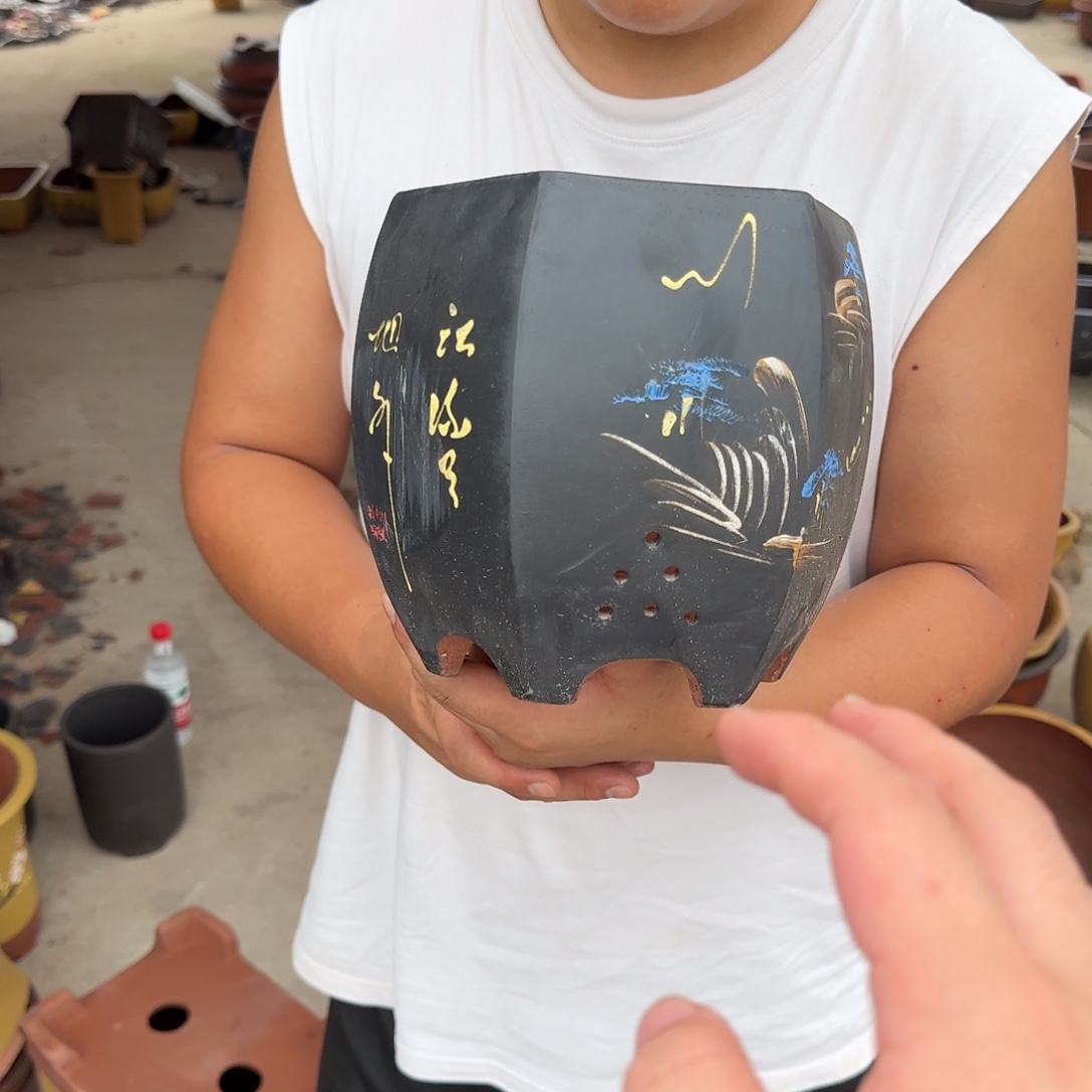紫砂花盆口径15.20口径